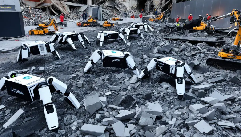 AI robots in search and rescue